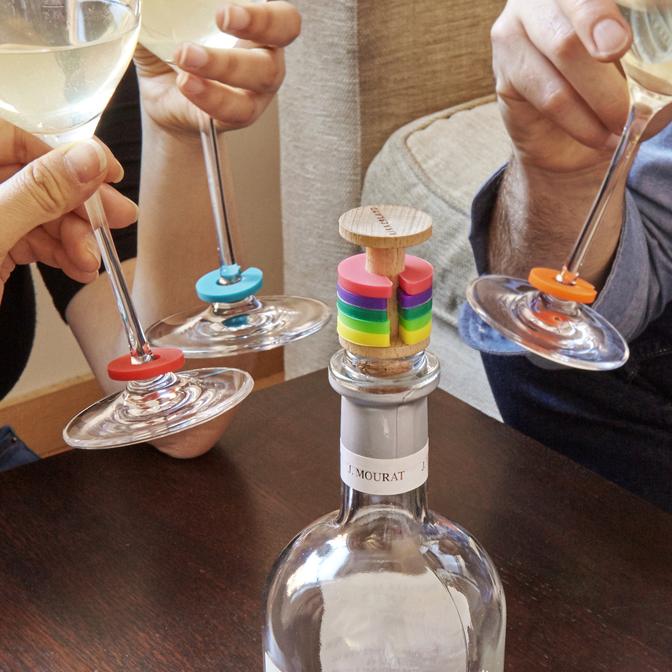 Rainbow - Marqueur de verres